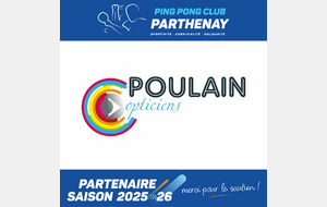 Notre sponsor Optique Poulain