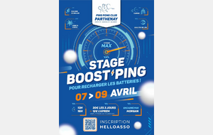 Stage Boost Avril 2026